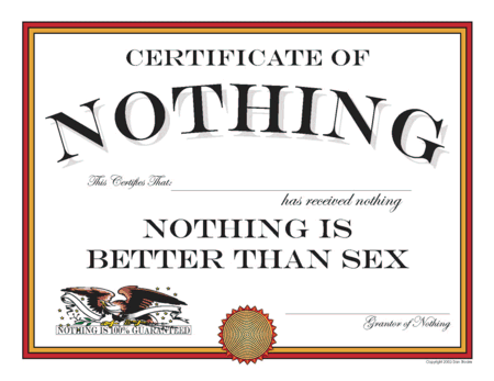 Nothing is better than sex